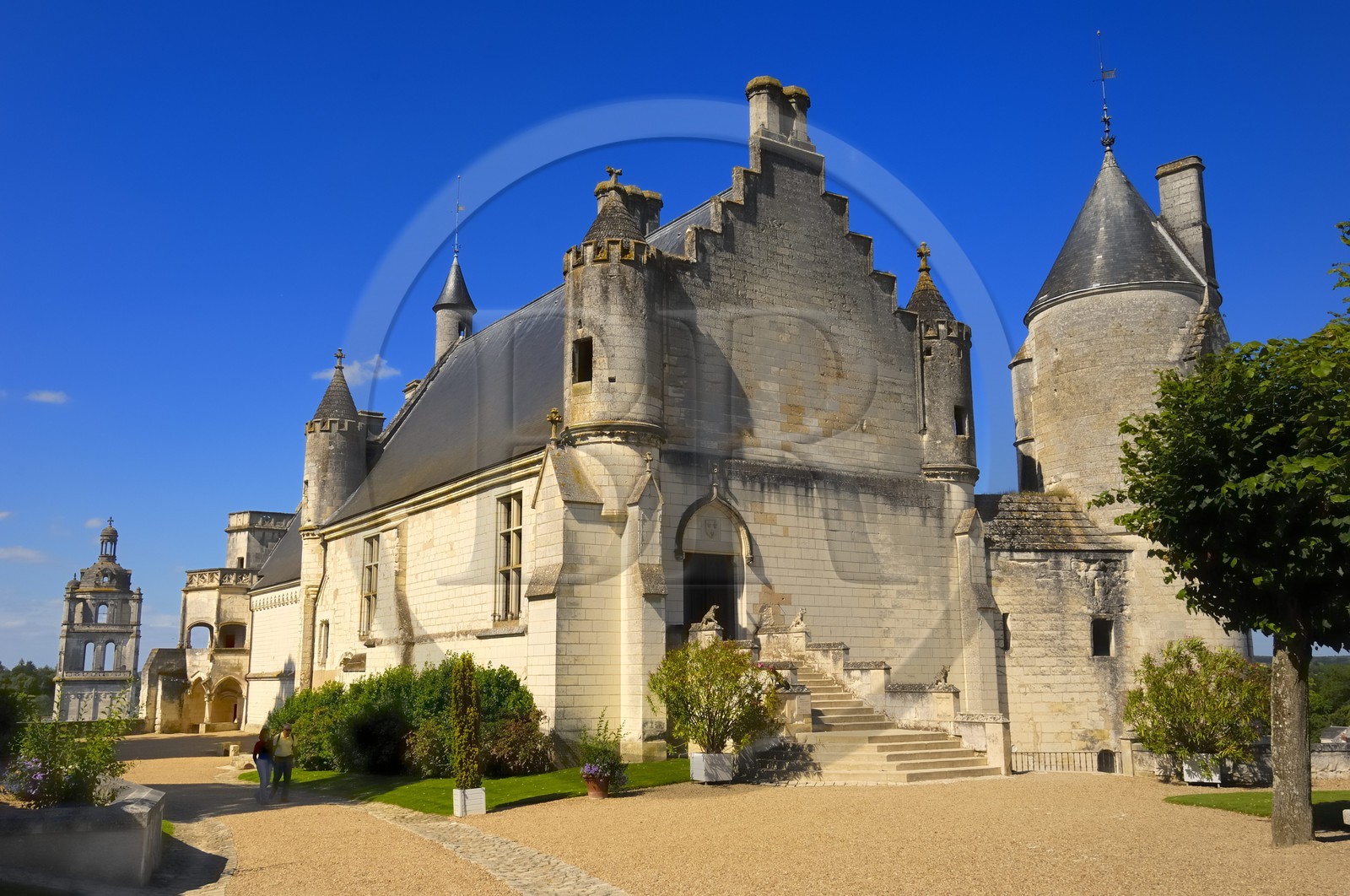 France, Indre-et-Loire (37), Loches, le Palais Royal