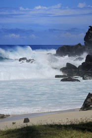 France, île de la Réunion, la côte sud, plage de Grand-Anse