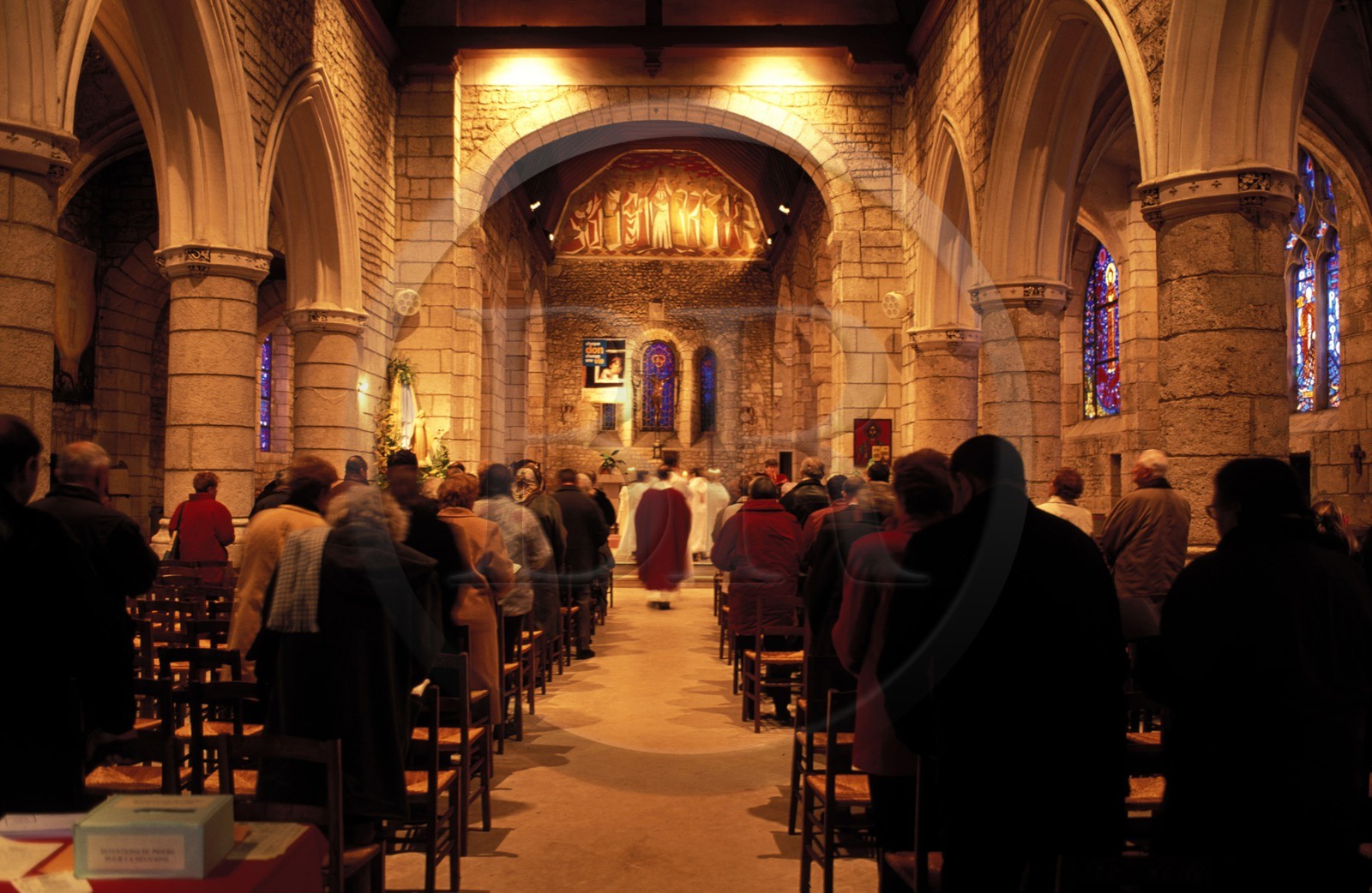 France, Eure (27), Beuzeville, l' église Saint-Hélier