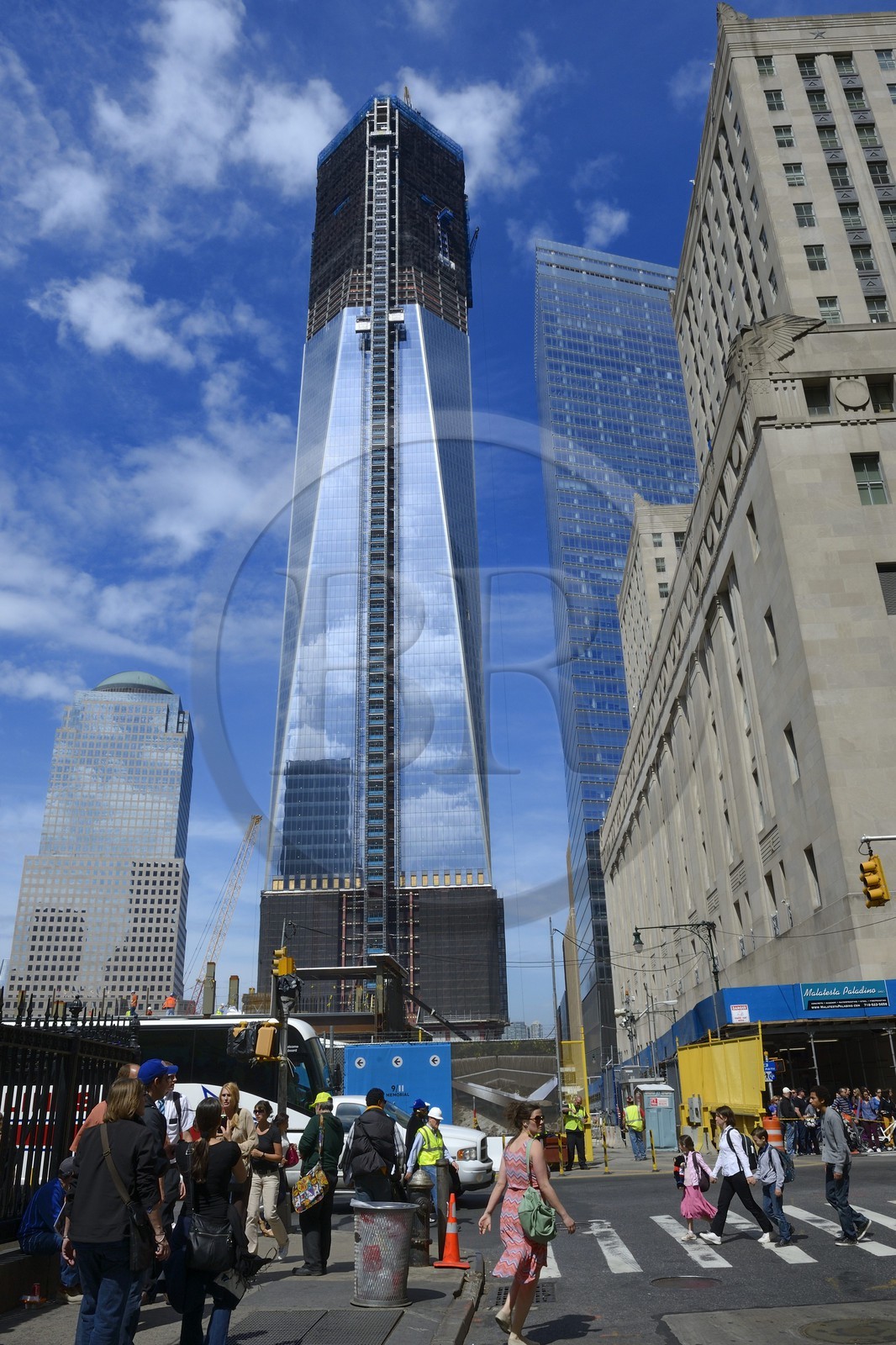 Etats-Unis, New York, Manhattan, One World Trade Center (1WTC) devenue la plus haute tour de NYC depuis le 30 avril 2012