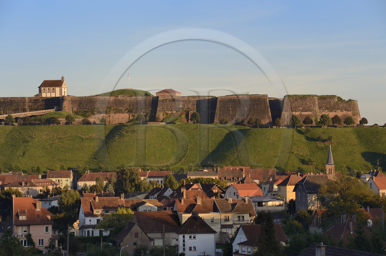 France, Moselle, parc regional des Vosges du nord (Northern Vosges Regional Natural Park), Bitche, citadel fortified by Vauban