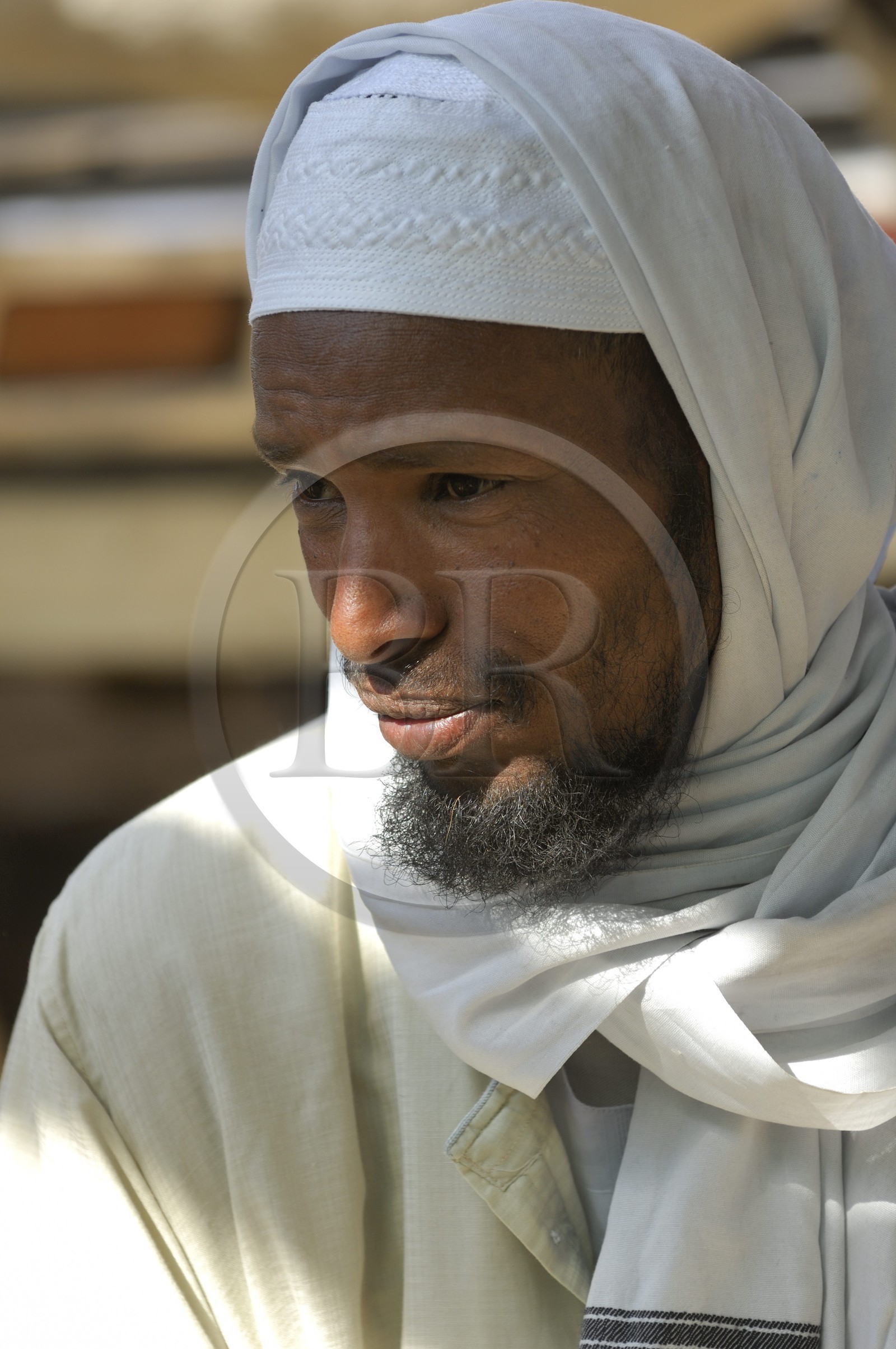 Egypt, Upper Egypt, Daraw in North Aswan, animal market