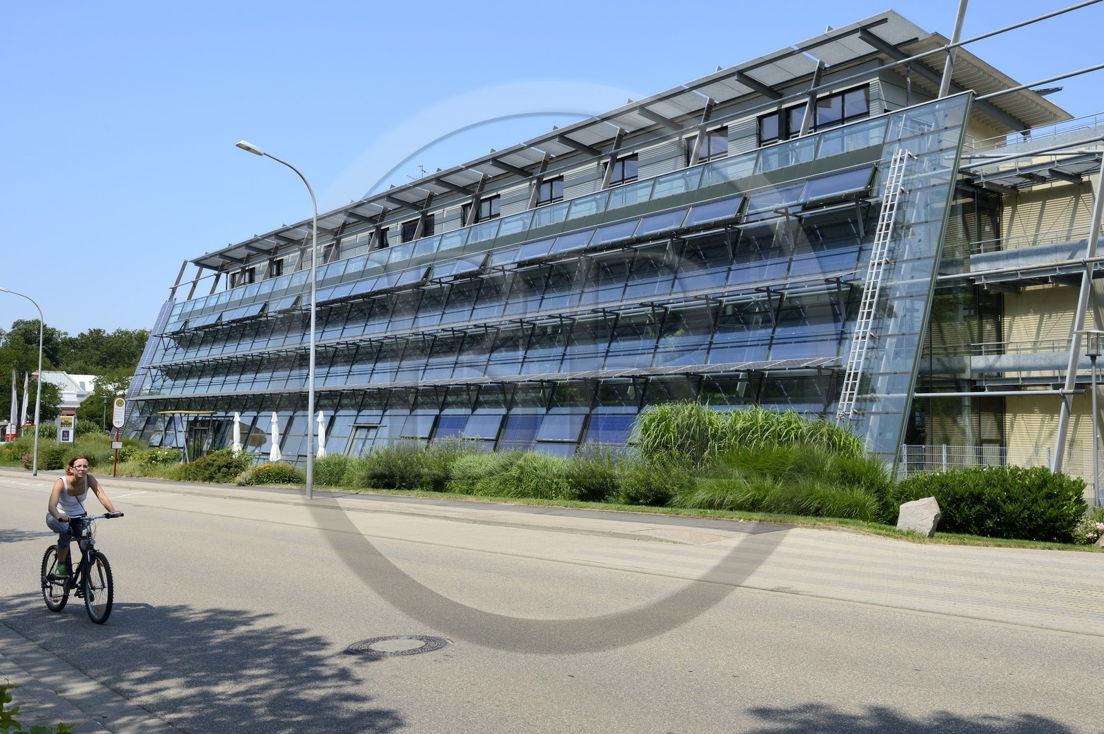 Allemagne, Bade-Wurtemberg, Fribourg en Brisgau, la Solar Fabrik (Usine solaire)