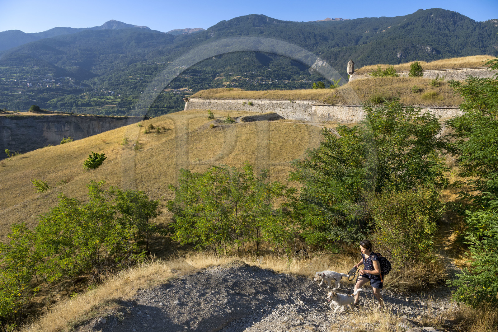 France, Hautes Alpes (05), Mont-Dauphin, citadelle édifiée par Vauban, classée Patrimoine Mondial de l'UNESCO