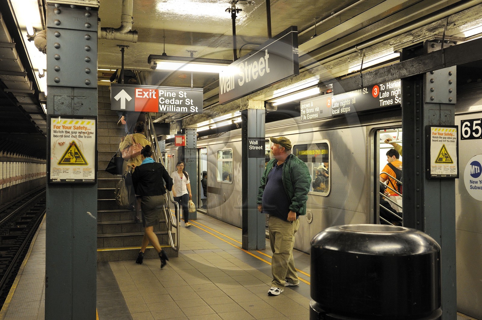 Etats-Unis, New York, Manhattan, le métro