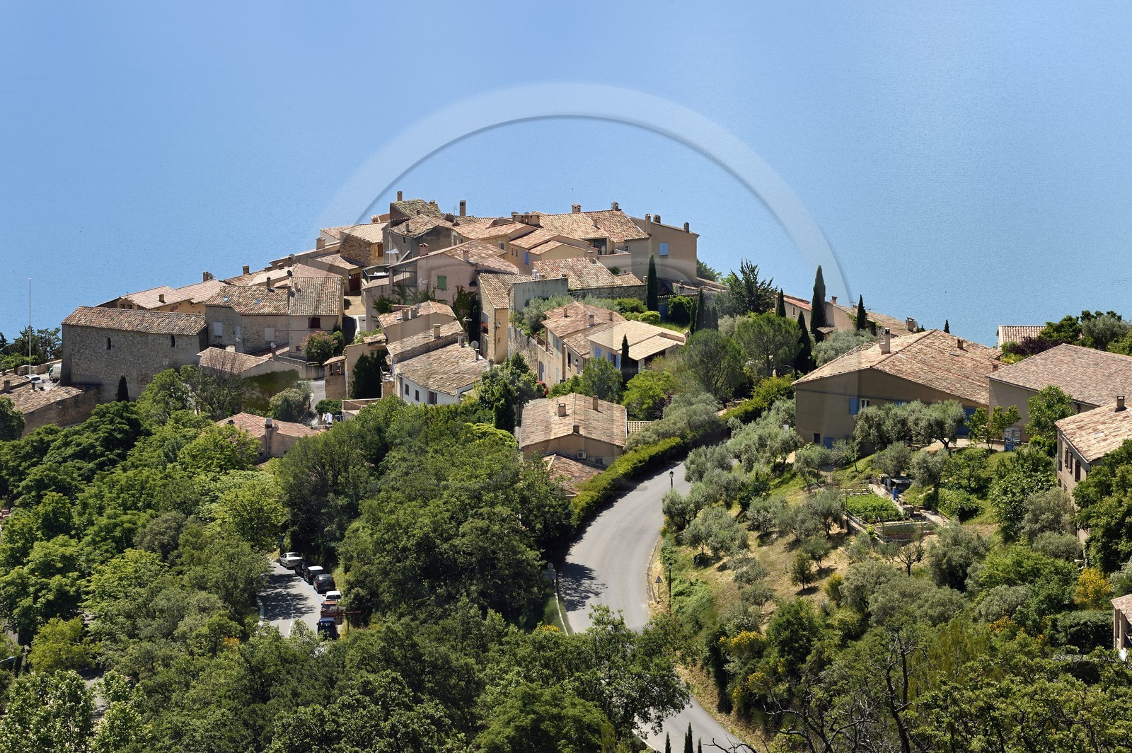 France, Alpes-de-Haute-Provence (04), Parc Naturel Régional du Verdon, lac de Sainte Croix à Sainte-Croix-de-Verdon