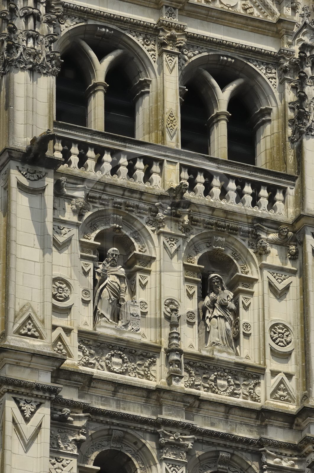 France, Indre et Loire (37), Tours, la cathédrale Saint-Gatien