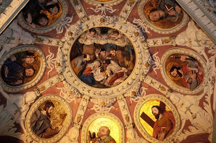 France, Savoie (73), Avrieux, l' église baroque (17ème siècle) Saint-Thomas-Becket (de Canterbury)