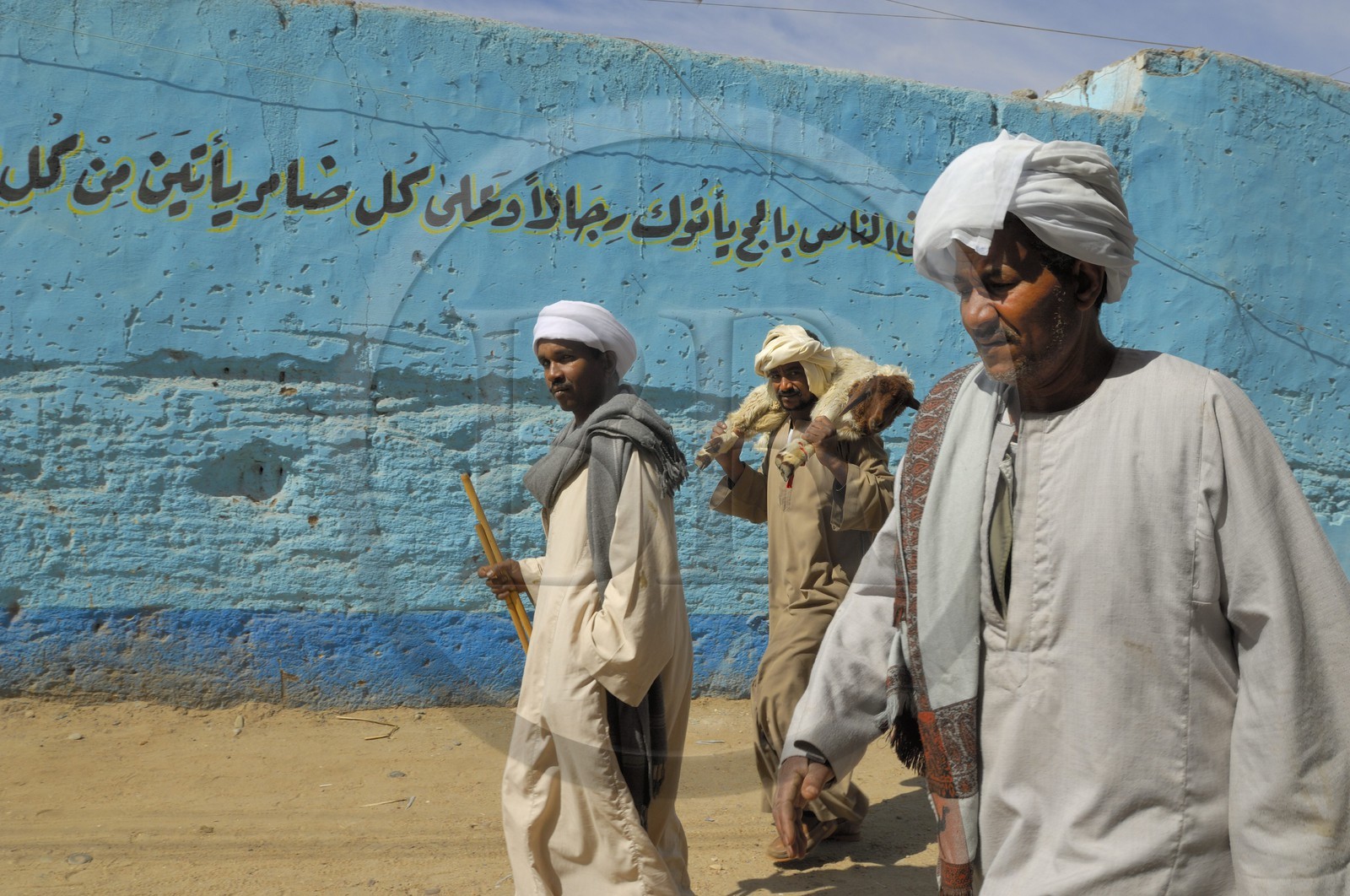 Egypte, Haute Egypte, Daraw au nord d'Assouan