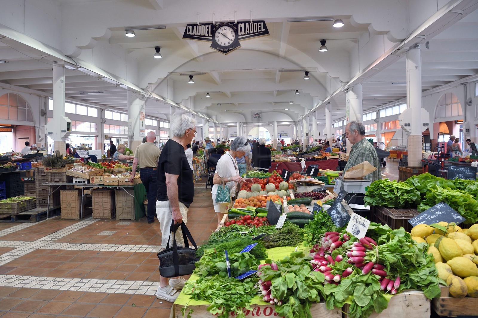 France, Alpes-Maritimes (06), Cannes, le marché Forville
