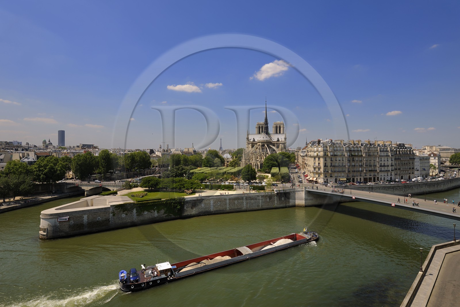 France, Paris, the Seine river banks listed as World Heritage by UNESCO, ile de la Cite, the Notre Dame Cathedral