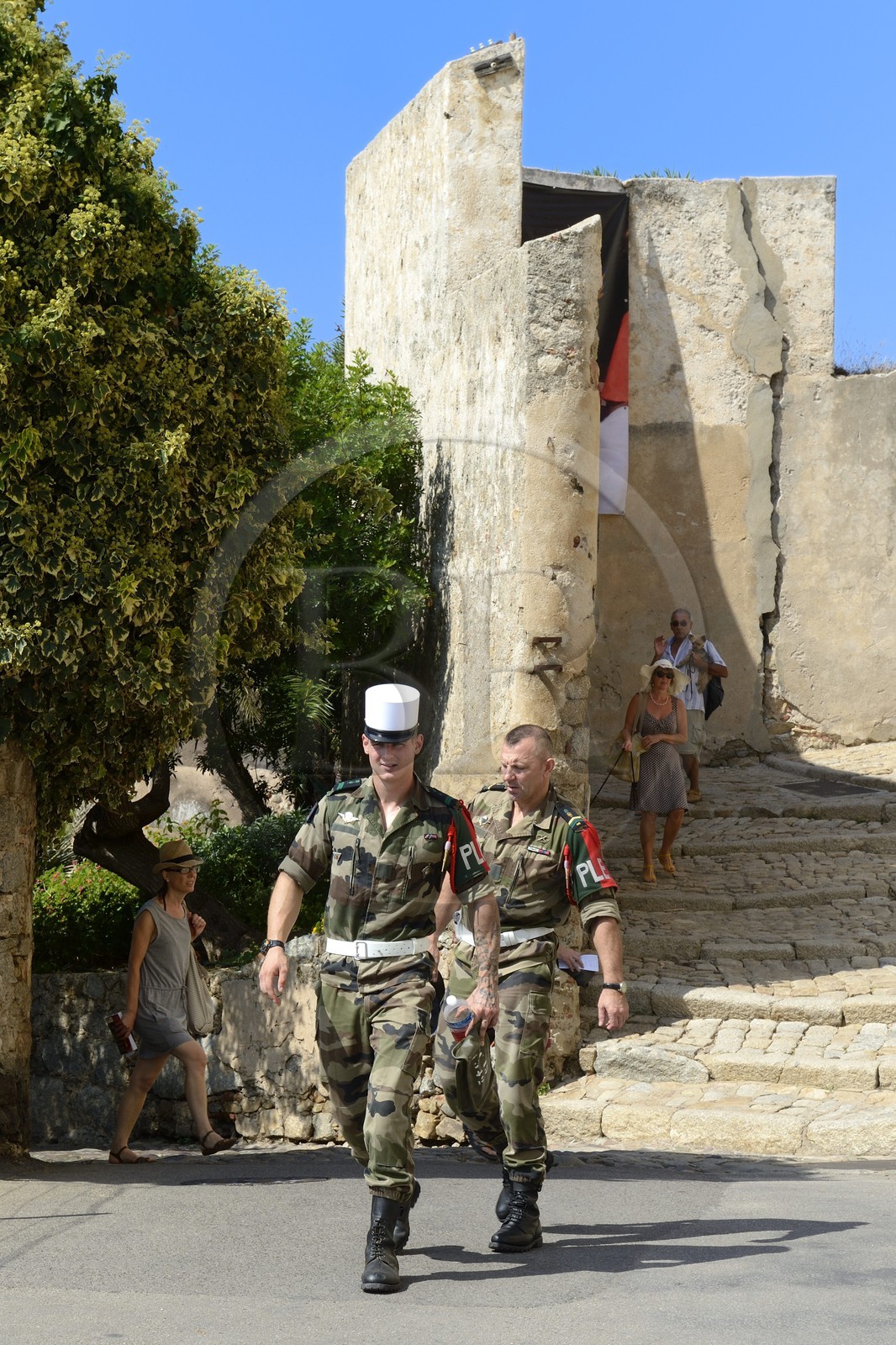 France, Haute Corse, Calvi, the citadel, the French Foreign Legion is still present in the old palace of the Genoese governors