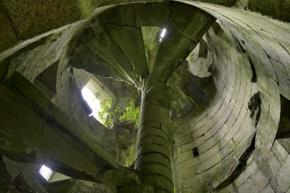 France, Finistere, Pont-Aven, Nizon, Rustephan castle, former manor house of the fifteenth and sixteenth century ruin
