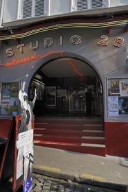 France, Paris, la butte montmartre, the studio 28 cinema