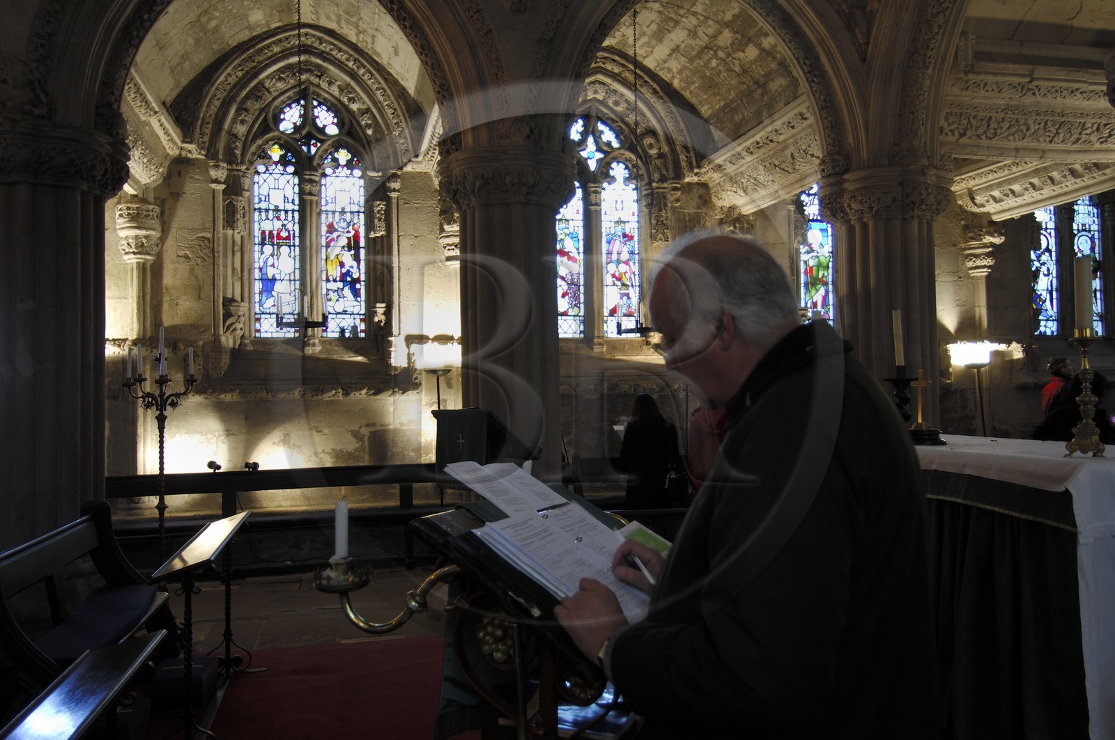 United Kingdom, Scotland, Midlothian, Roslin, Rosslyn Chapel