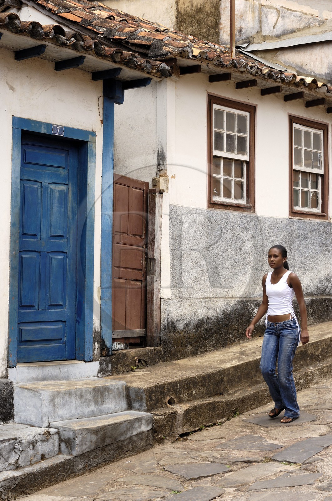 Brésil, Etat du Minas Gerais, ville de Diamantina, centre historique classé Patrimoine Mondial de l 'UNESCO (Route de l'or, Estrada Real)