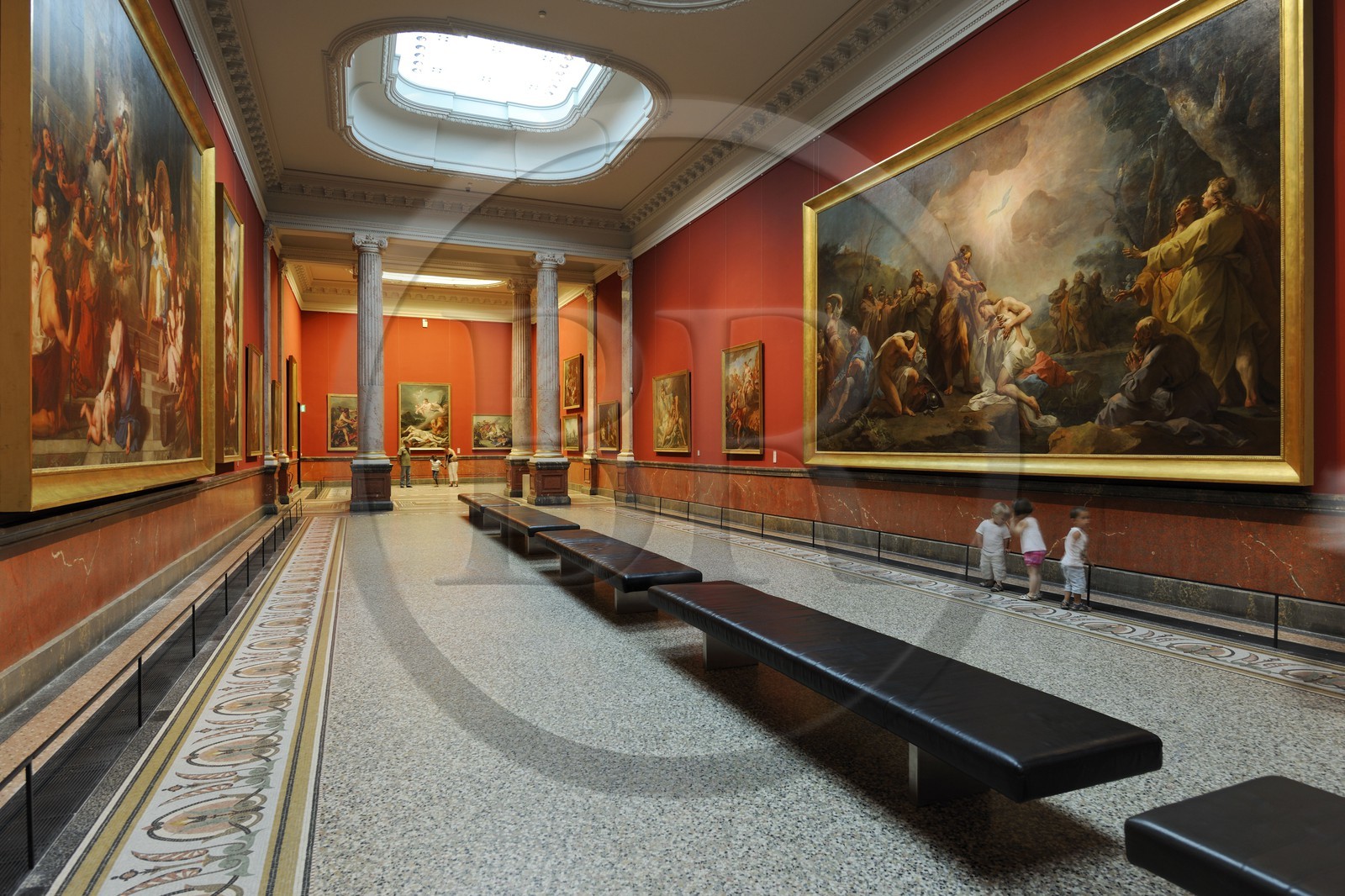 France, Herault, Montpellier, historical center, Fabre museum, the Columns Room, compulsory mention: managed by Montpellier Agglomeration