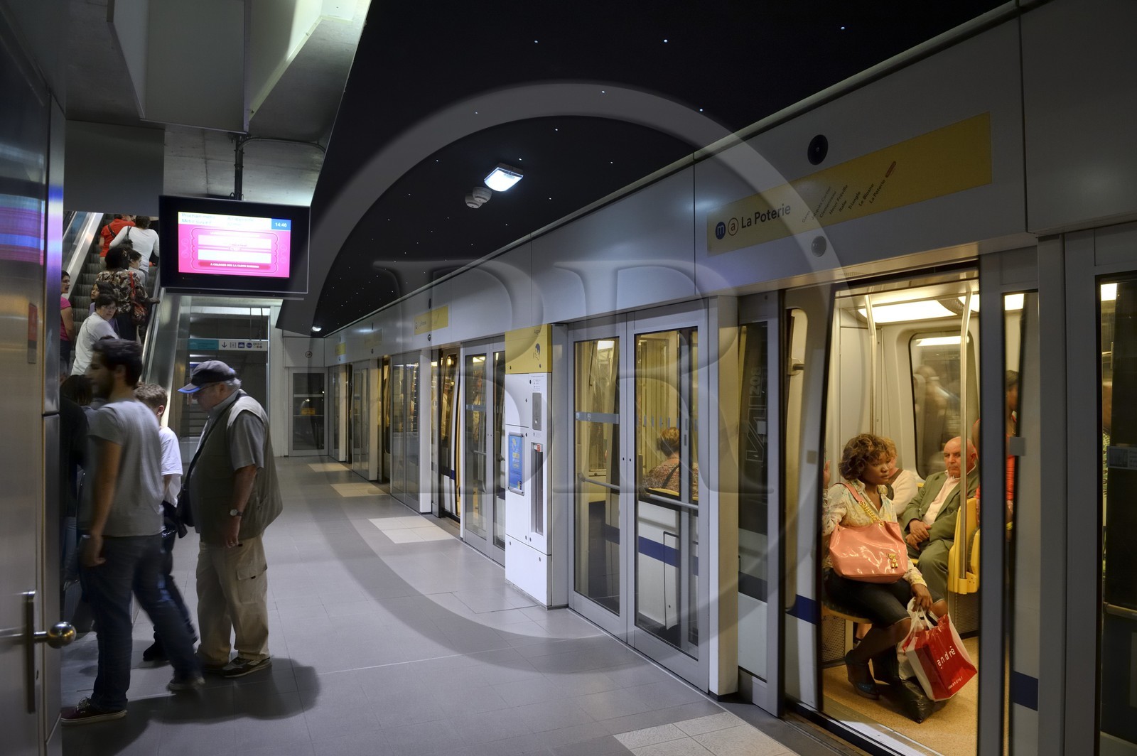 France, Ille-et-Vilaine, Rennes, the automatic subway