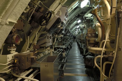France, Manche, Cherbourg, Cite de la Mer museum and the French nuclear submarine La Redoutable, in service 1967-1991