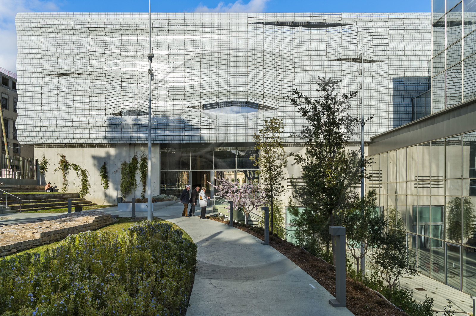 France, Gard (30), Nîmes, Musée de la Romanité de l'architecte Elizabeth de Portzamparc