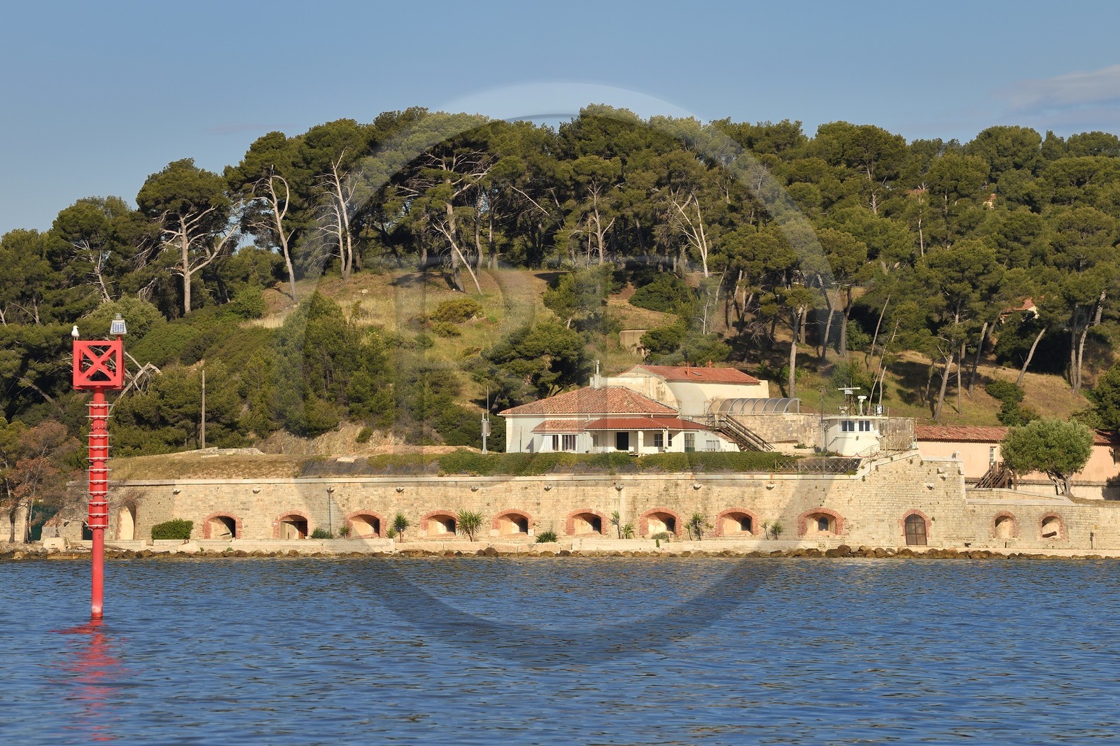 France, Var, Toulon harbour, La Seyne-sur-Mer, the Fort Eguillette on the corniche Bonaparte