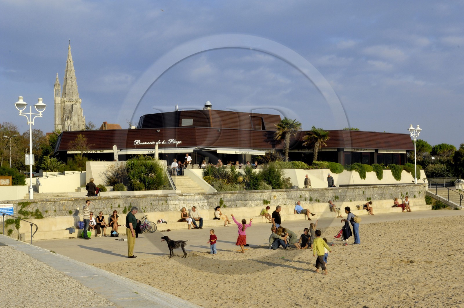 France, Charente-Maritime (17), La Rochelle, plage de la Concurrence