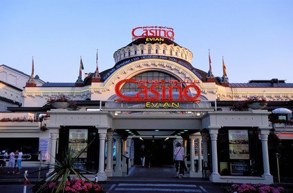 France, Haute Savoie, Evian les Bains, city casino