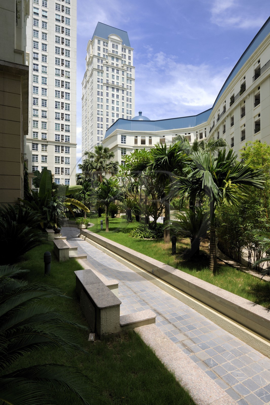 Vietnam, Hanoï, quartier de Cau Giay, nouveaux immeubles de luxe The Manor