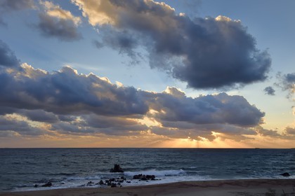 France, Corse-du-Sud (2A), plage d'Abbartello