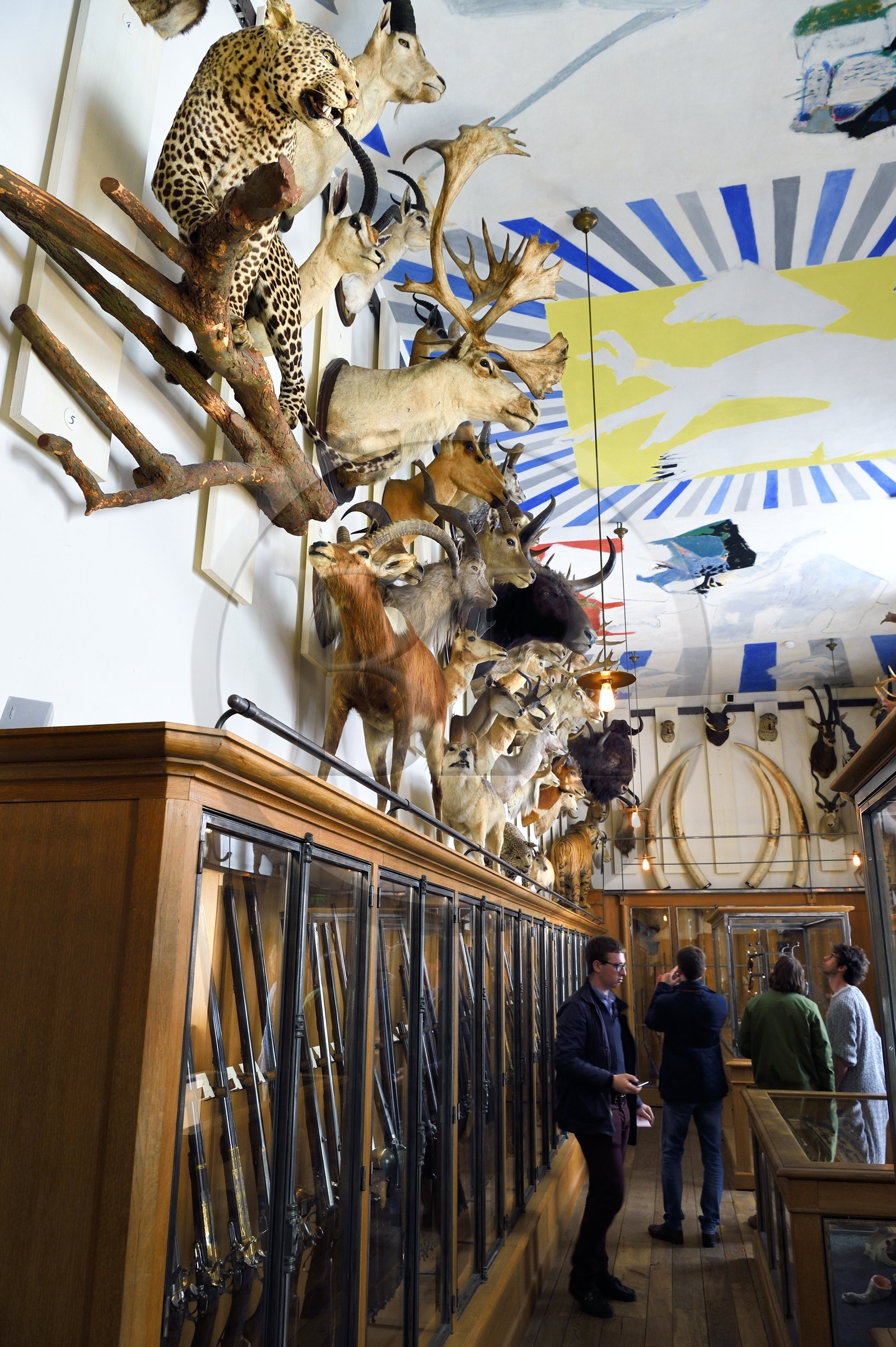 France, Paris (75), quartier du Marais, le musée de la Chasse et de la Nature dans l’hôtel de Guénégaud