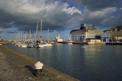 France, Seine Maritime, Pays de Caux, Cote d'Albatre, Fecamp, Les Pecheries (Fishery) - Museum of Fecamp in a former cod dryer formerly owned by the coder armament Les Pecheries de Fecamp