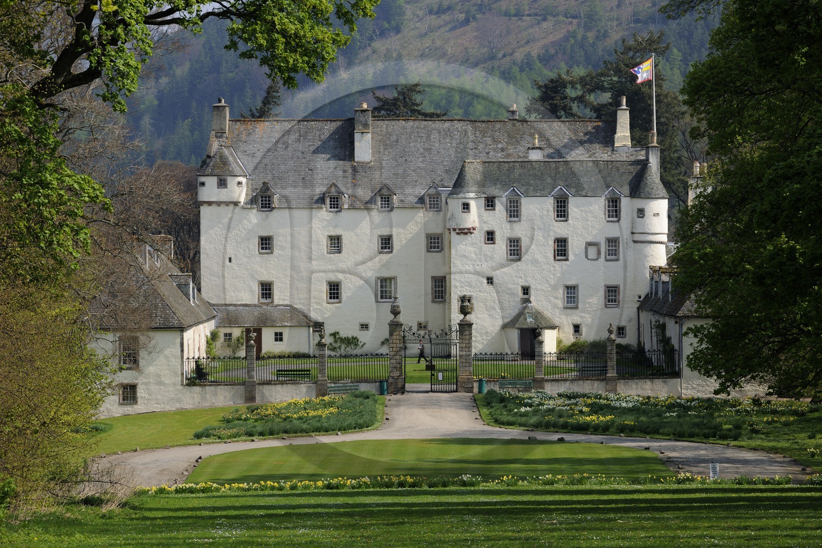 Royaume-Uni, Ecosse, région des Borders, vallée de la Tweed, château de Traquair House