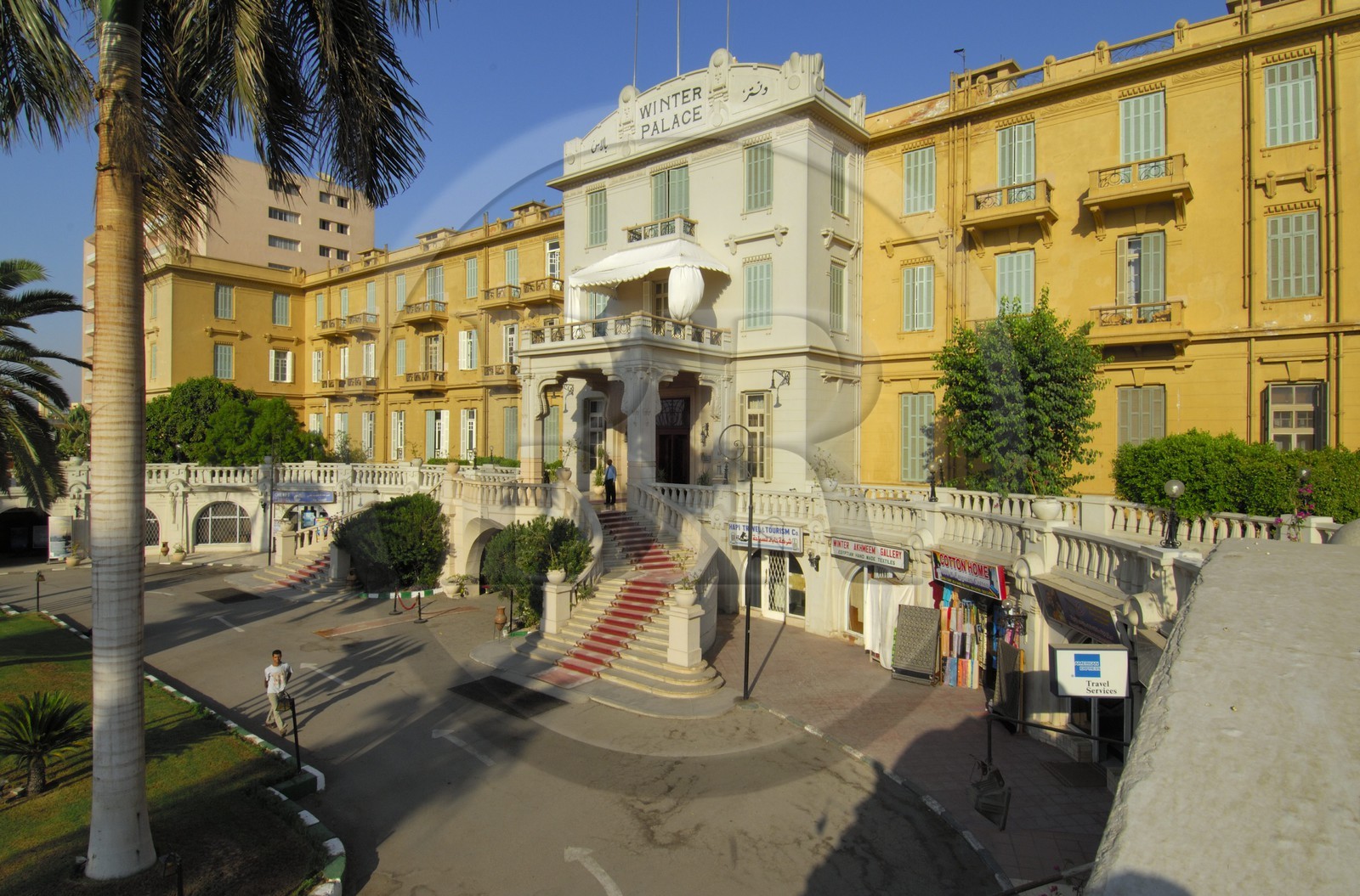 Egypte, Haute Egypte, vallée du Nil, Louxor, l'hotel Old Winter Palace