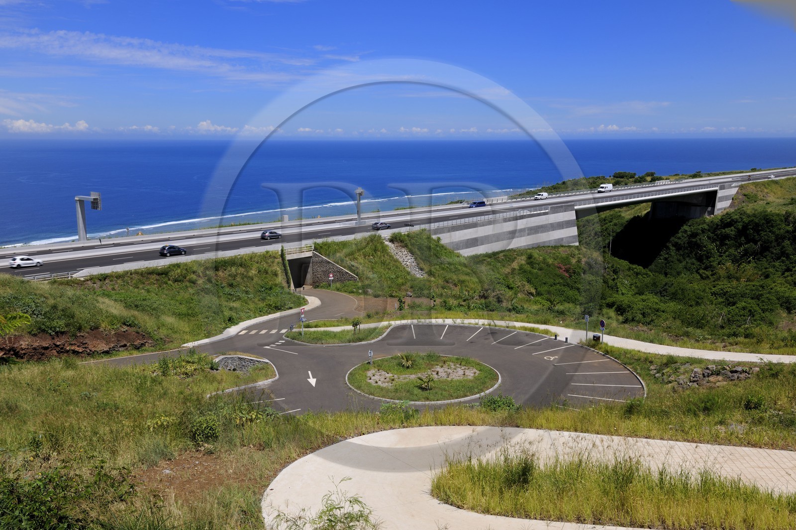 France, île de la Réunion, la route des Tamarins