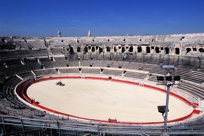 France, Gard, Nimes, Roman arenas