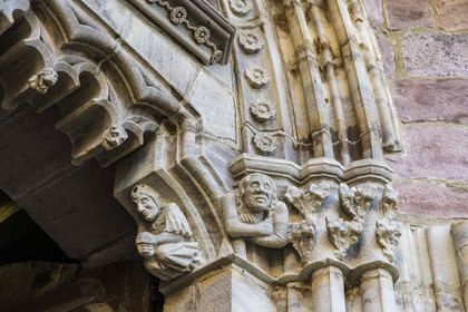 France, Pyrenees Atlantiques, Basque Country, Saint Jean Pied de Port, Notre Dame du Bout du Pont church