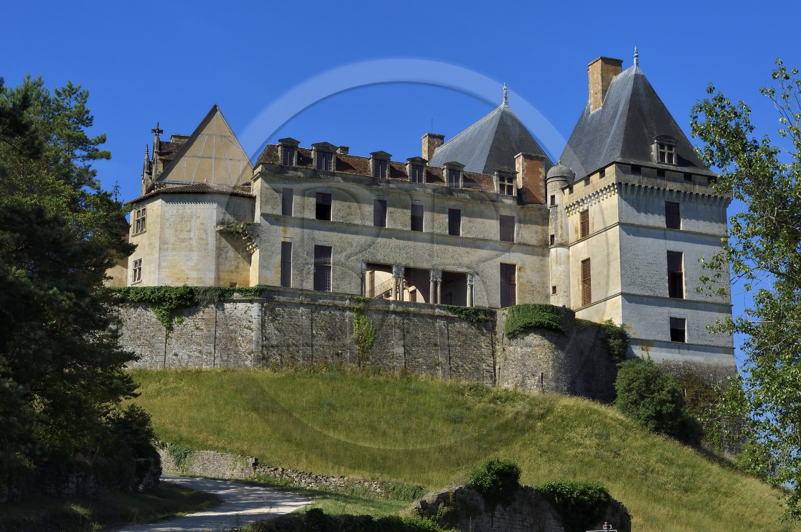 France, Dordogne (24), Perigord Pourpre, le château de Biron