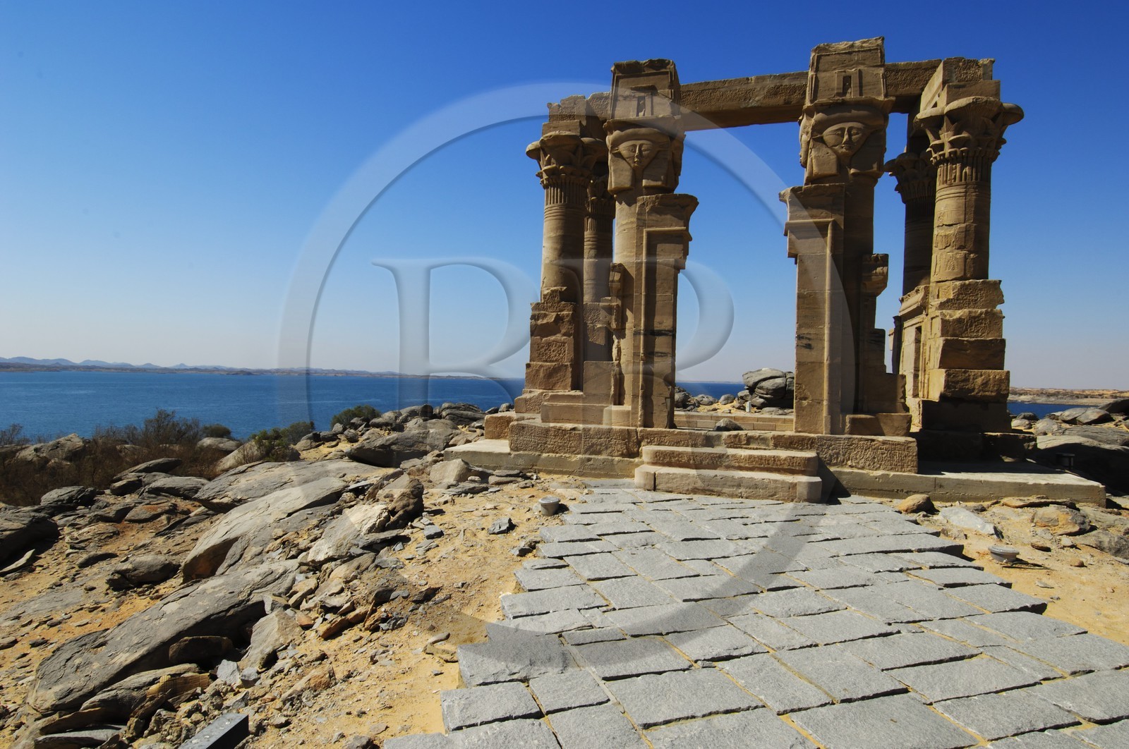 Egypt, Upper Egypt, Nubia, Lake Nasser, Kalabsha site, Kiosk of Qertassi