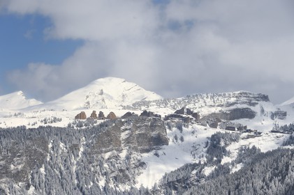 France, Haute-Savoie (74), Avoriaz sur les hauteurs de Morzine