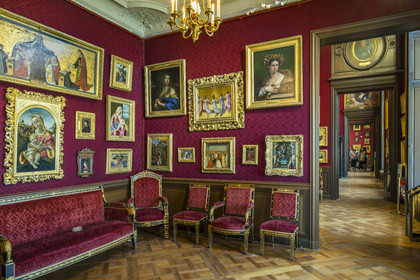 France, Oise, Chantilly, the castle of Chantilly, the Condé museum, Cabinet du Giotto