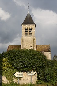 France, Yvelines, Montchauvet, Sainte Marie Madeleine (St. Mary Magdalene) church