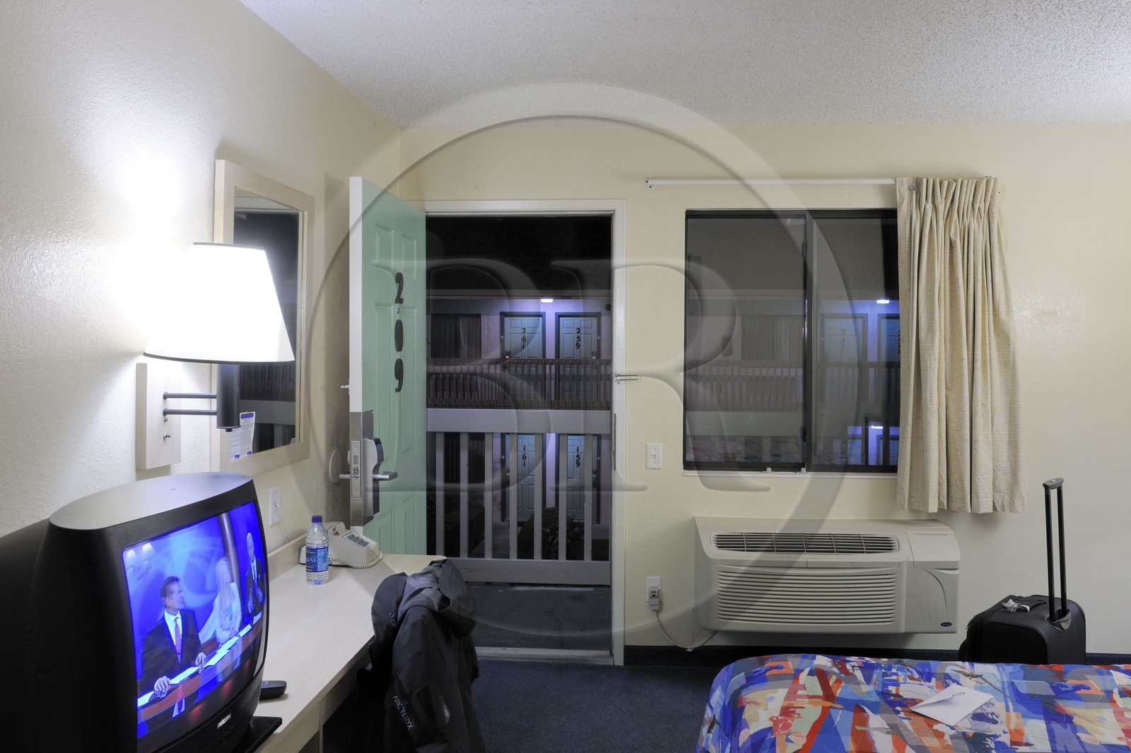 Etats-Unis, Californie, Monterey, chambre du Motel M6 du groupe Accor