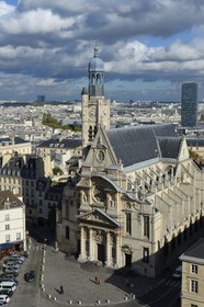 France, Paris (75), Quartier Latin, église Saint-Étienne du Mont