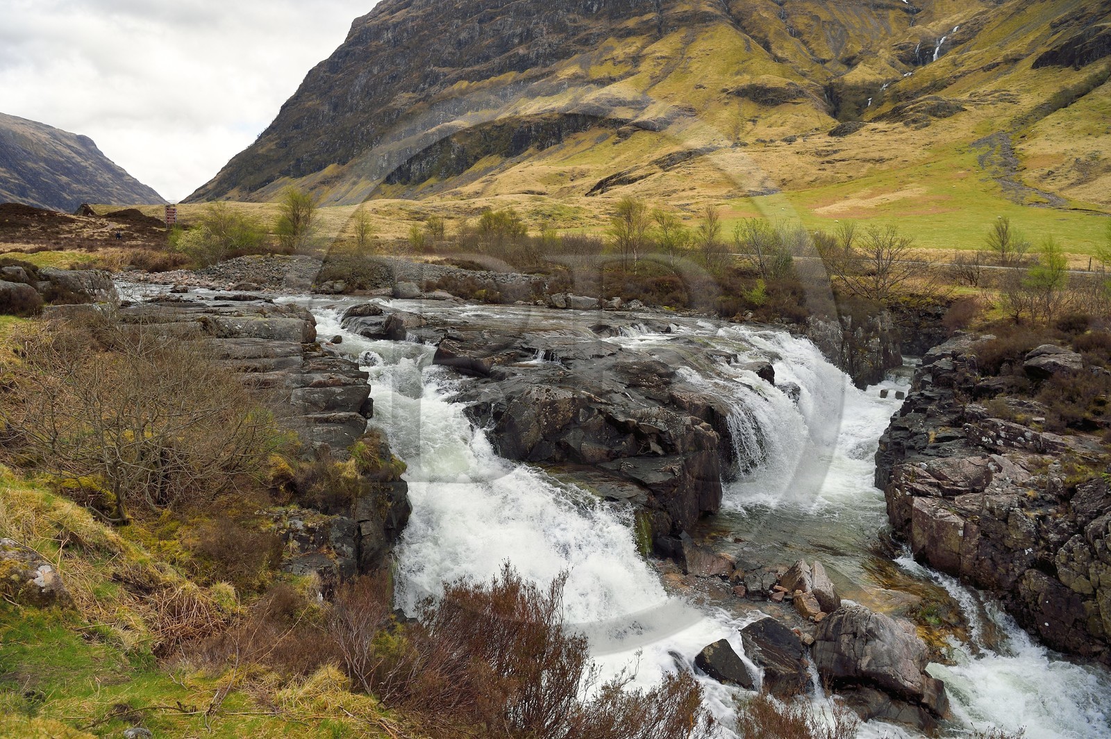 United Kingdom, Scotland, Highland, Glencoe, the Glen Coe valley (site of the massacre of the MacDonald by the Campbell)