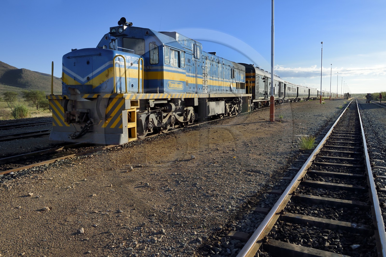 Namibie, région de Erongo, le train Shongololo express