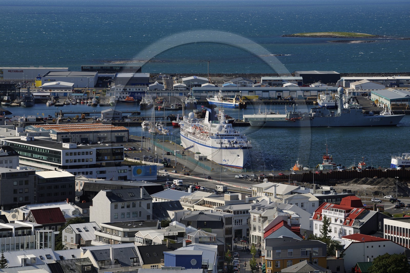Iceland, Reykjavik harbor