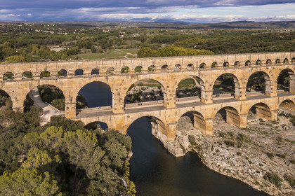 France, Gard (30),  (vue aérienne)