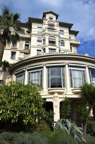 France, Alpes-Maritimes (06), Menton, l'ancien Winter Palace (1907) transformé en appartements privés