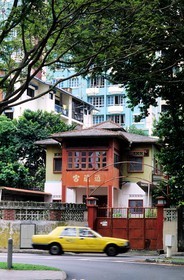 Singapore, the eclectic architecture of the city centre