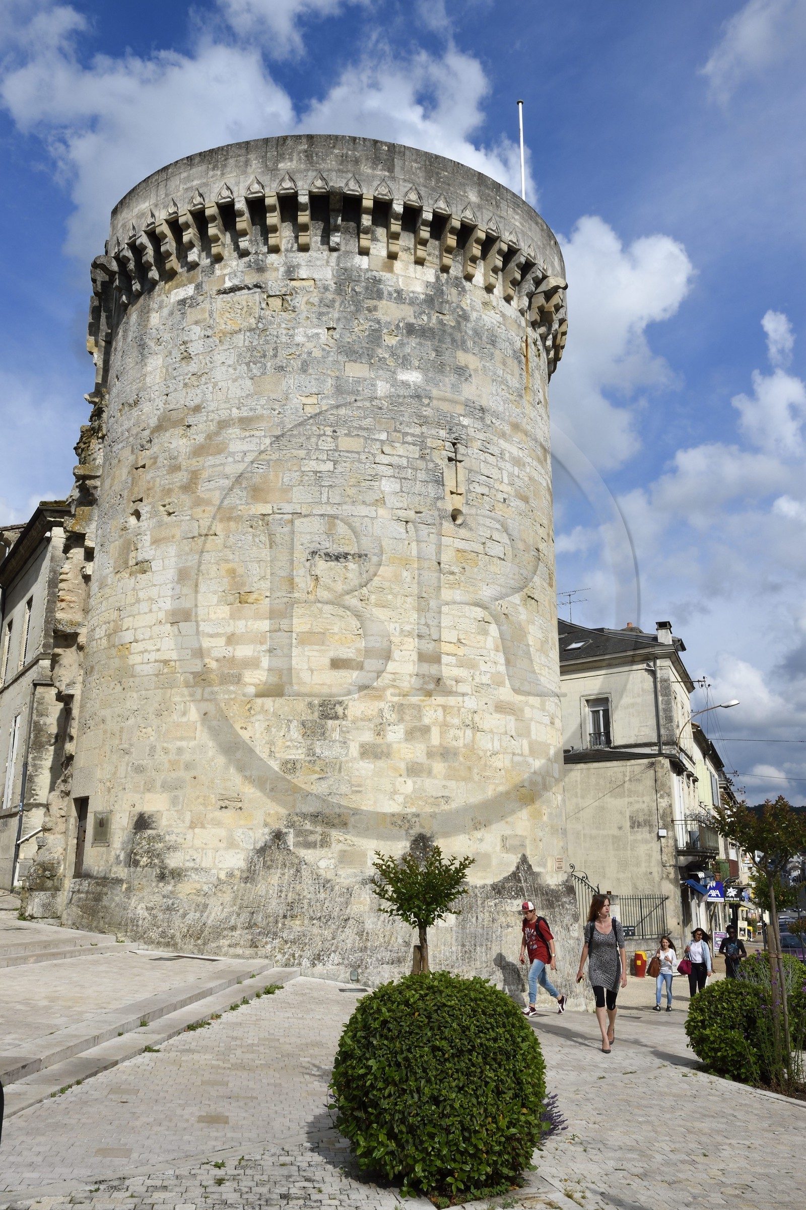 France, Dordogne (24), Périgord Blanc, Périgueux, la tour Mataguerre sur la place Francheville